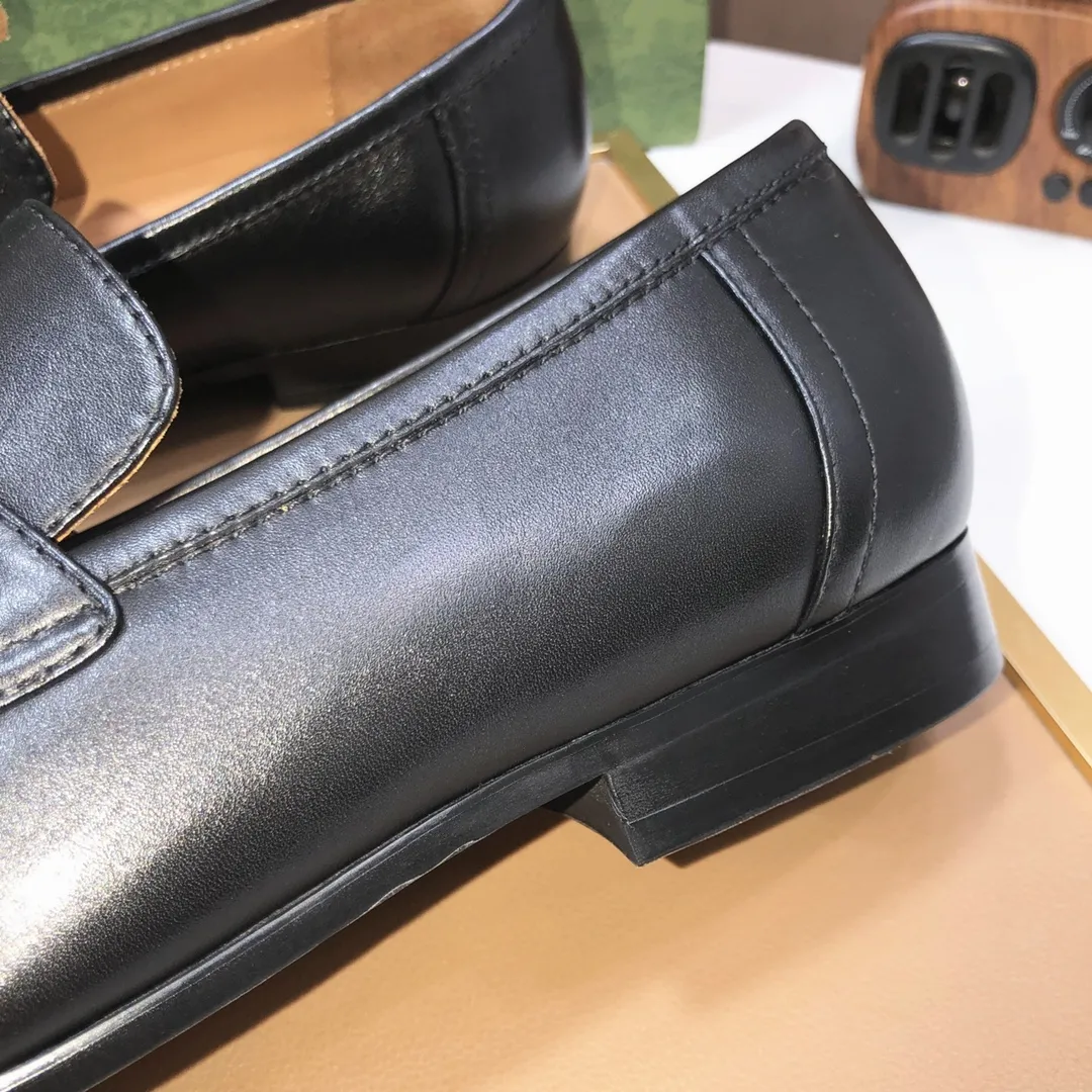 Men's shoes 💰580💰[GUCCI—Gucci] The latest high-end version of Gucci. Official website new model. Available at the same time at counters, the uppers are made of original cowhide imported from Italy/matched with the original special material splicing design concept; "highlight, high-end, grade, extravagance" and exquisite workmanship (original mesh fabric) sole: original factory special outsole size (38-45) (custom-made 45 non-returnable)